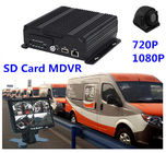720P SD Card MDVR 4Ch 3G vehicle camera dvr system Support Smartphone