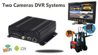 6Ch 720P SD Card Mobile DVR with 12V Car CCTV DVR System , surpoort multi view