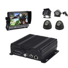 Mobile Vehicle DVR 4 Channels 1080P AHD With GPS WIFI 3G 4G Live Streaming CCTV DVR