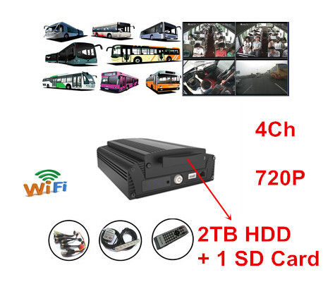HDD Car Mobile DVR 2TB Automotive DVR Recorder For Bus Truck