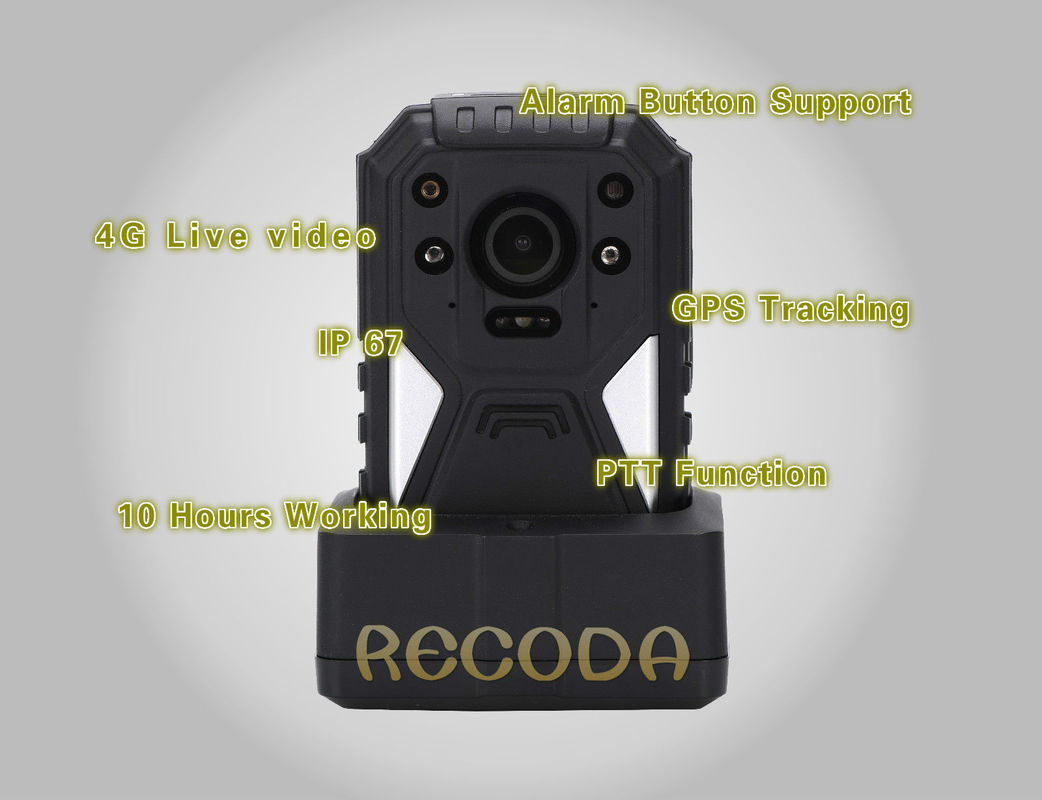 RECODA 2018 4G Police Body Worn Camera Small Size Water Proof 10 Hour Working Time
