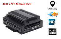 4CH AHD 720P Hard Disk 3G Mobile DVR WIFI Car Dvr Recorder With G-sensor GPS