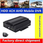 Hard Disk 4Ch 720P HD mobile dvr camera systems With PC Smartphone APP