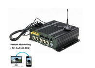 Vehicle Car SD Card Mobile DVR 4 Channel 720P 4G Live Streaming GPS Tracking