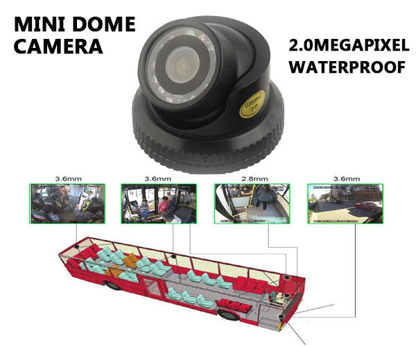 Metal Case Anti Varibrition Waterproof IR Vehicle 720P 1080P AHD Dome Camera