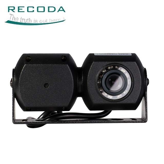 Waterproof Car Reversing Camera Night Vision Dual Lens Cube 2.0 Megapixel 12V DC